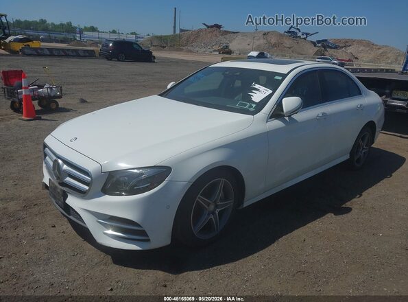 WDDZF4KB2HA188009 2017 MERCEDES-BENZ E-CLASS White Przód lewy