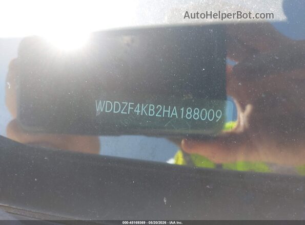 WDDZF4KB2HA188009 2017 MERCEDES-BENZ E-CLASS White Widok zestawu wskaźników