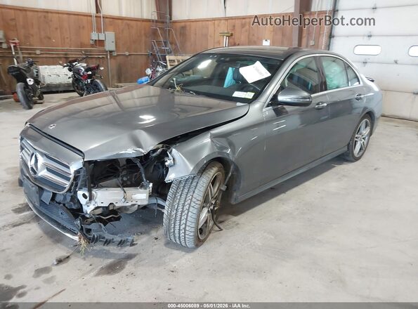 WDDZF4KB3HA207862 2017 MERCEDES-BENZ E-CLASS Gray Передня ліва чверть
