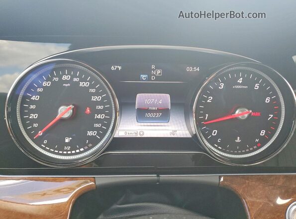WDDZF4KB3HA219784 2017 MERCEDES-BENZ E Black Widok zestawu wskaźników