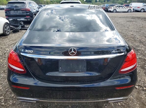 WDDZF4KB3HA219784 2017 MERCEDES-BENZ E Black Widok z tyłu