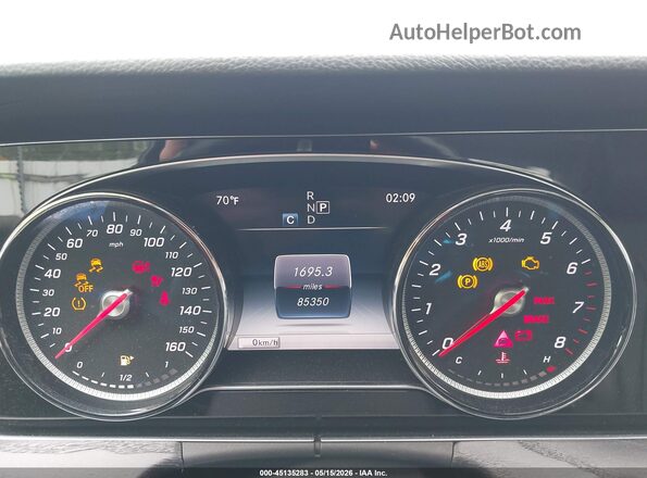 WDDZF4KB3JA347593 2018 MERCEDES-BENZ E-CLASS Black Вид задніх сидінь