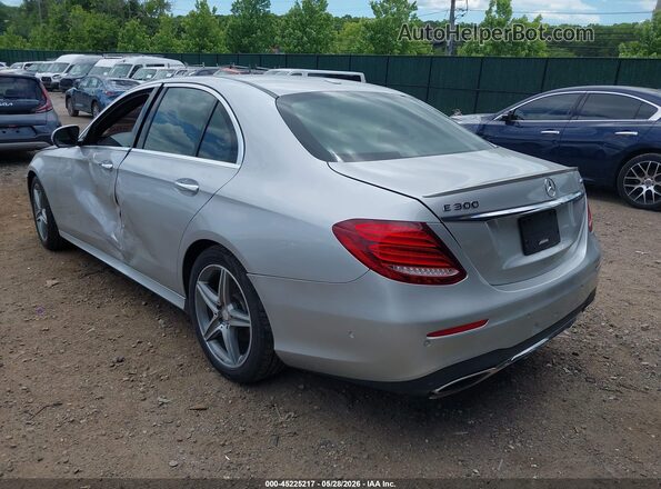 WDDZF4KB4HA030254 2017 MERCEDES-BENZ E-CLASS Gray Rear left