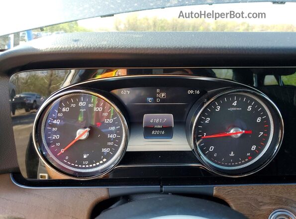 WDDZF4KB5KA662669 2019 MERCEDES-BENZ E Gray Instrument cluster view