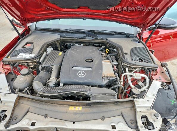 WDDZF4KB6JA336541 2018 MERCEDES-BENZ E Red Widok wnętrza z tyłu
