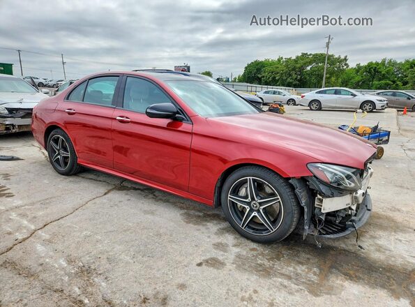 WDDZF4KB6JA336541 2018 MERCEDES-BENZ E Red Przód prawy