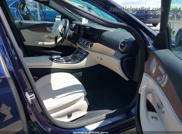 WDDZF4KB7HA031821 2017 MERCEDES-BENZ E-CLASS Dark Blue წინა სალონის ხედი