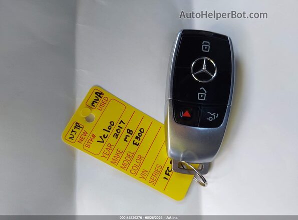 WDDZF4KB7HA031821 2017 MERCEDES-BENZ E-CLASS Dark Blue წინა პანელის ხედი