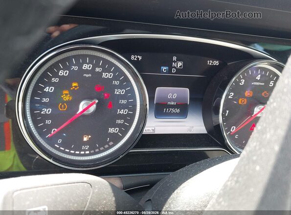 WDDZF4KB7HA031821 2017 MERCEDES-BENZ E-CLASS Dark Blue უკანა სავარძლების ხედი