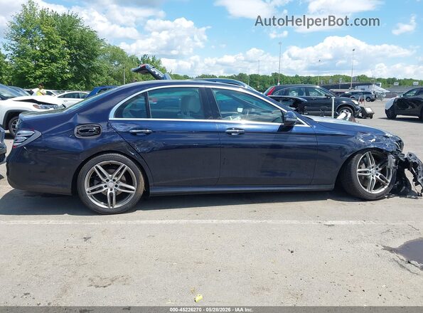 WDDZF4KB7HA031821 2017 MERCEDES-BENZ E-CLASS Dark Blue უკანა სალონის ხედი
