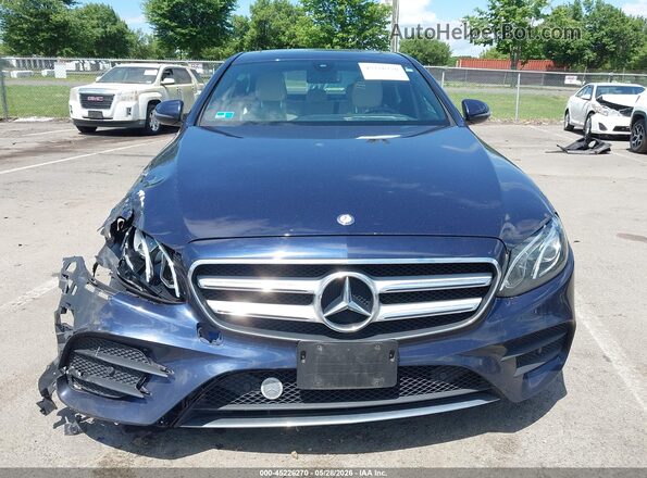 WDDZF4KB7HA031821 2017 MERCEDES-BENZ E-CLASS Dark Blue ხელსაწყოთა პანელის ხედი