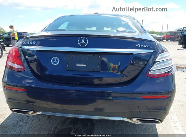 WDDZF4KB7HA031821 2017 MERCEDES-BENZ E-CLASS Dark Blue 