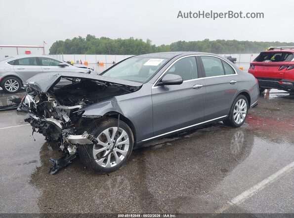 WDDZF4KB7HA137461 2017 MERCEDES-BENZ E-CLASS Gray Առջևի ձախ երեք քառորդ տեսարան