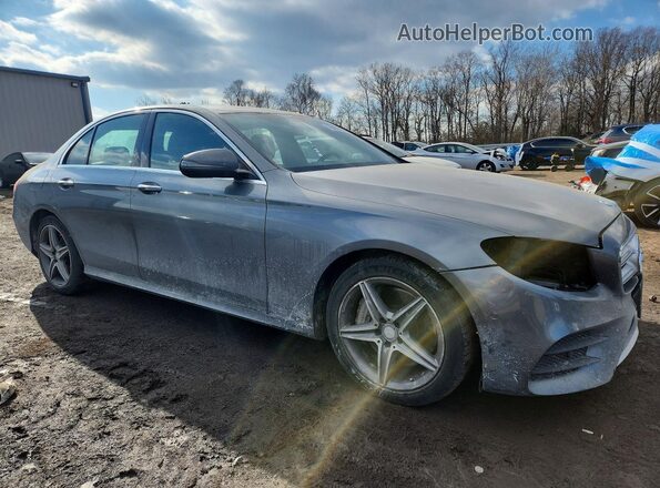 WDDZF4KB8HA054945 2017 MERCEDES-BENZ E Gray Առջևի աջ