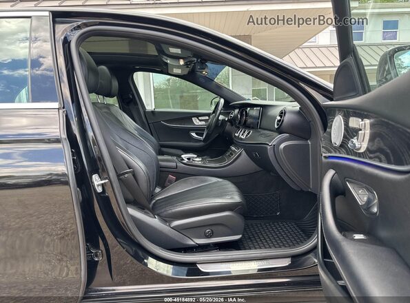 WDDZF4KB8JA356550 2018 MERCEDES-BENZ E-CLASS Black Vista interior delantera