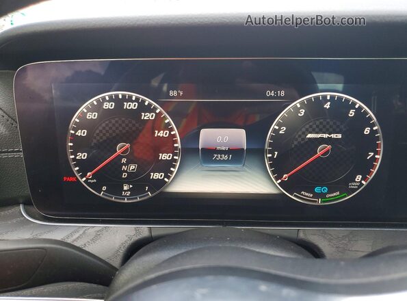 WDDZF6BB8KA570273 2019 MERCEDES-BENZ E Gray Սարքավորումների վահանակի տեսք