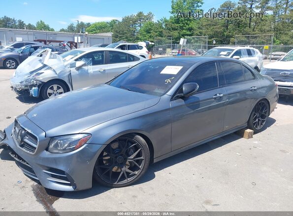 WDDZF6EB2JA486797 2018 MERCEDES-BENZ AMG E 43 Gray Առջևի ձախ երեք քառորդ տեսարան