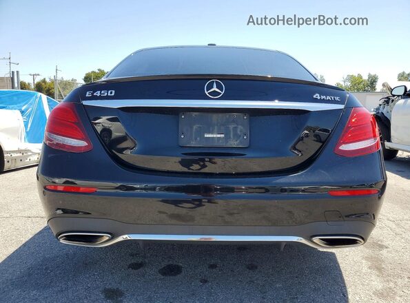 WDDZF6JB3KA520284 2019 MERCEDES-BENZ E Black Rear view