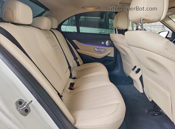 WDDZF6JB6LA727821 2020 MERCEDES-BENZ E White Rear seats view