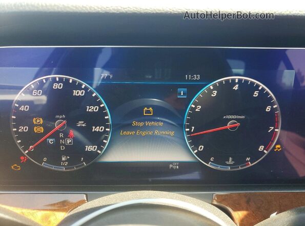 WDDZF8DB2LA716175 2020 MERCEDES-BENZ E White Vista del cuadro de instrumentos