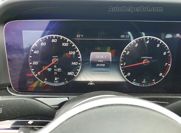 WDDZF8EB2LA744394 2020 MERCEDES-BENZ E Черный Вид щитка приборов