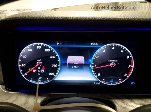 WDDZF8EB5LA703063 2020 MERCEDES-BENZ E Silver Vista del cuadro de instrumentos