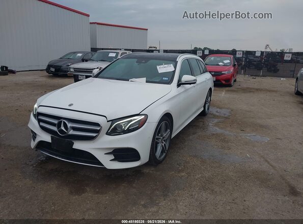 WDDZH6JB0KA556153 2019 MERCEDES-BENZ E-CLASS Белый Передняя левая четверть