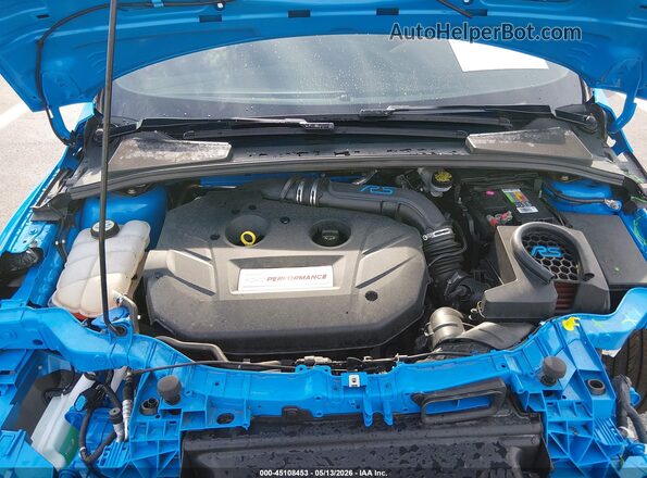 WF0DP3TH2G4116185 2016 FORD FOCUS RS Blue უკანა ხედი