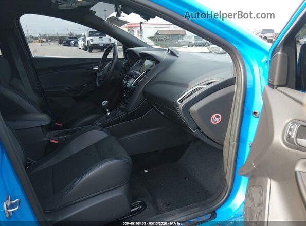 WF0DP3TH2G4116185 2016 FORD FOCUS RS Blue წინა სალონის ხედი
