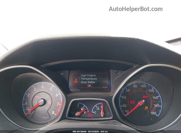 WF0DP3TH3H4123101 2017 FORD FOCUS RS Gray უკანა სავარძლების ხედი