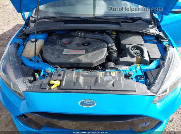 WF0DP3TH4H4120241 2017 FORD FOCUS RS Blue Rear view