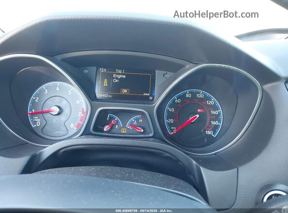 WF0DP3TH7H4119942 2017 FORD FOCUS RS Black უკანა სავარძლების ხედი