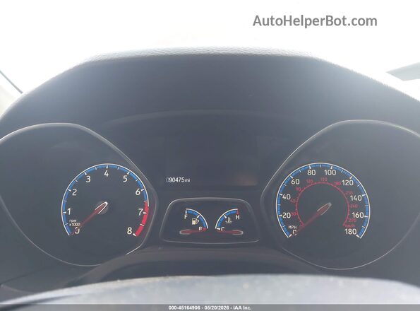 WF0DP3TH8G4114683 2016 FORD FOCUS RS Белый Вид задних сидений