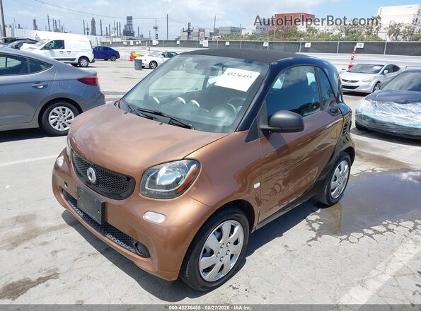 WMEFJ5DA0HK176362 2017 SMART FORTWO Brown 