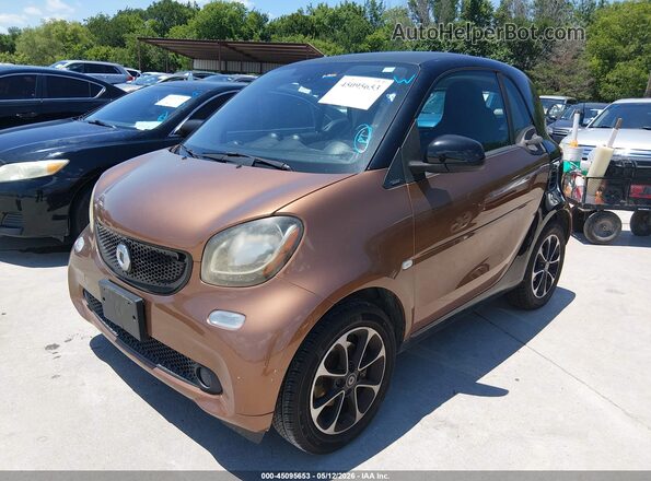 WMEFJ5DA4GK062329 2016 SMART FORTWO Коричневый Передняя левая четверть