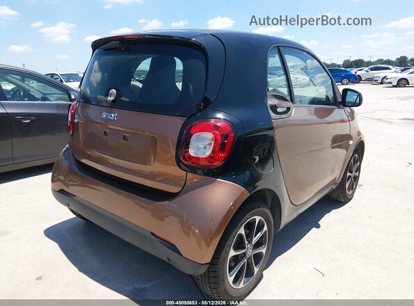 WMEFJ5DA4GK062329 2016 SMART FORTWO Коричневый Задняя правая четверть