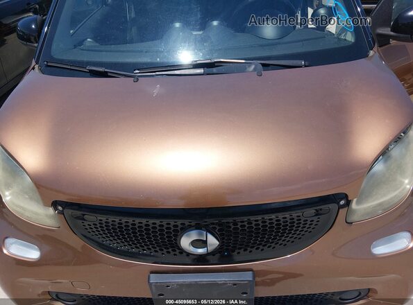 WMEFJ5DA4GK062329 2016 SMART FORTWO Коричневый Вид сзади