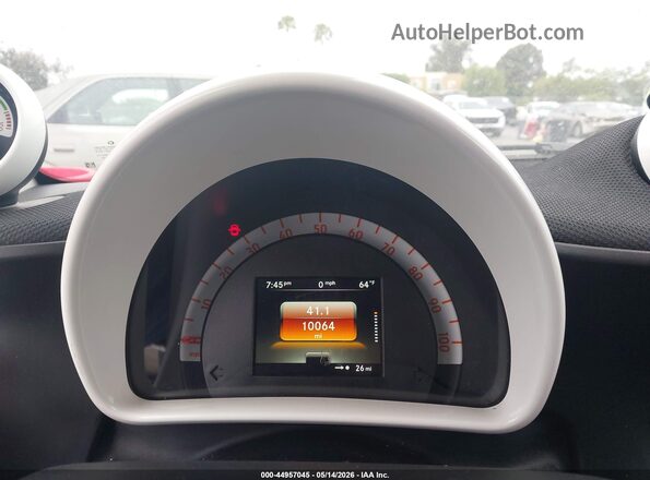 WMEFJ9BA7JK311353 2018 SMART FORTWO ELECTRIC DRIVE White Rear seats view
