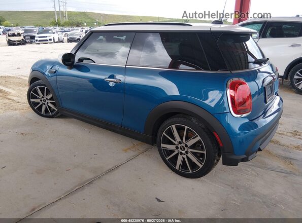WMW33DH09N2P89371 2022 MINI HARDTOP Blue Задня ліва чверть