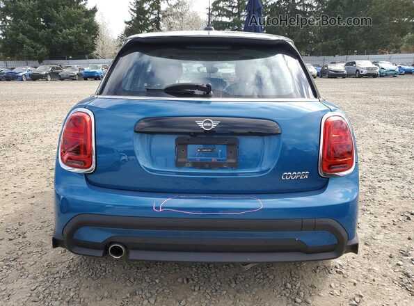 WMW33DK02R2W08500 2024 MINI COOPER Blue Вид ззаду