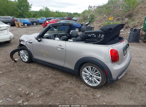 WMW43DL06R3S04516 2024 MINI CONVERTIBLE Серебряный Задняя левая четверть