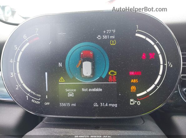 WMW53DH04P2T80447 2023 MINI HARDTOP Red Вид задніх сидінь