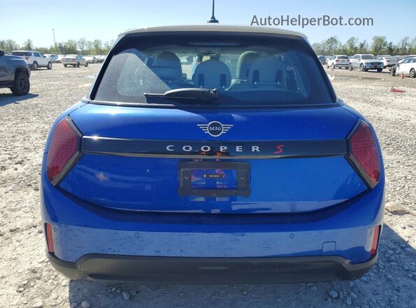 WMW53GD05S2W55226 2025 MINI COOPER Blue Rear view