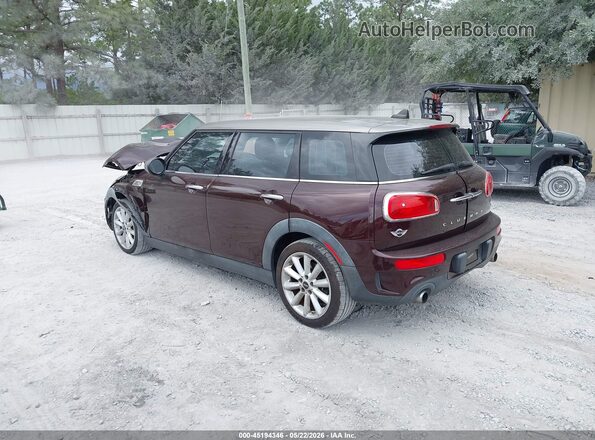 WMWLN9C53H2E48968 2017 MINI CLUBMAN Фиолетовый Задняя левая четверть