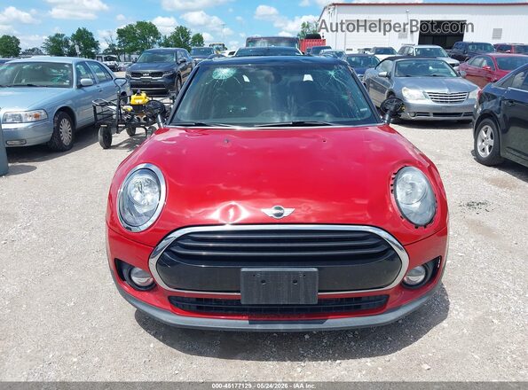 WMWLU1C57H2F27404 2017 MINI CLUBMAN Red Instrument cluster view