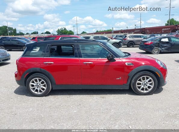 WMWLU1C57H2F27404 2017 MINI CLUBMAN Red Rear interior view