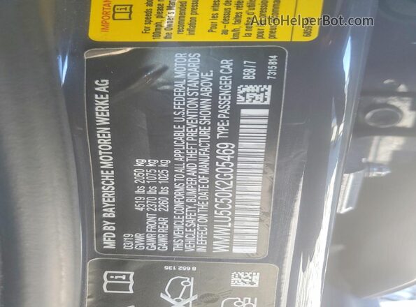 WMWLU5C50K2G05469 2019 MINI COOPER Gray 