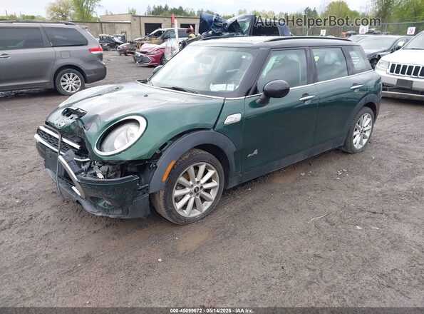 WMWLU5C57H2C46291 2017 MINI CLUBMAN Green წინა მარცხენა ხედი სამი მეოთხედიდან