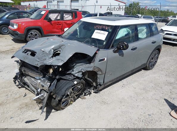 WMWXJ1C01N2P93444 2022 MINI CLUBMAN Gray Front left