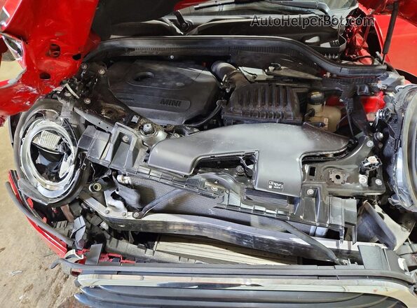 WMWXR3C0XM2N50816 2021 MINI COOPER Red უკანა სალონის ხედი
